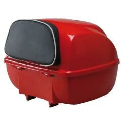 Original Rückenlehne Für Topcase Schwarz Mit Weißem Keder Für Vespa S