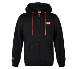 Aprilia Wide Kapuzenjacke Fleece Schwarz