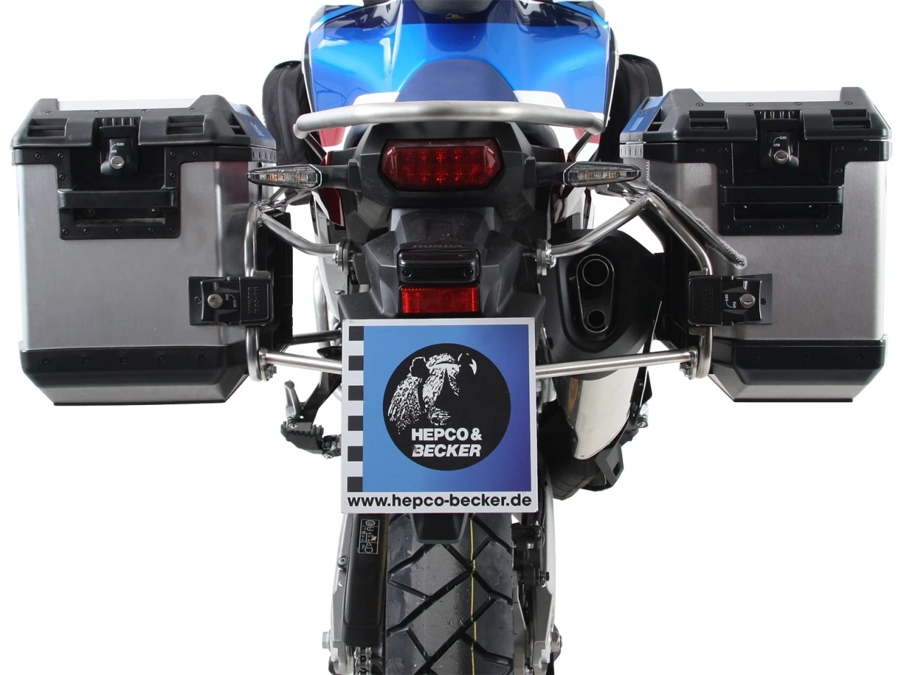 Cutout Kofferträgerset Inkl. Xplorer Kofferset Silber Für Honda CRF1000 L Africa Twin (Bj.18-) 5 Cutout Kofferträgerset Inkl. Xplorer Kofferset Silber Für Honda CRF1000 L Africa Twin (Bj.18-) – Bild 3