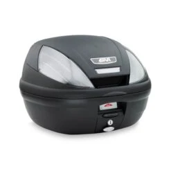 E370 TECH MONOLOCK Topcase Mit Transparenten Reflektoren Und Platte Original Givi
