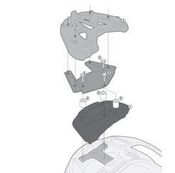 Givi Abdeckung Für Sozius Rückenlehne Suzuki Burgman AN 650 2013