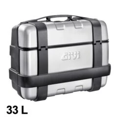 Trekker 33 Liter MONOKEY Koffer Mit Alu Cover Silber Original Givi