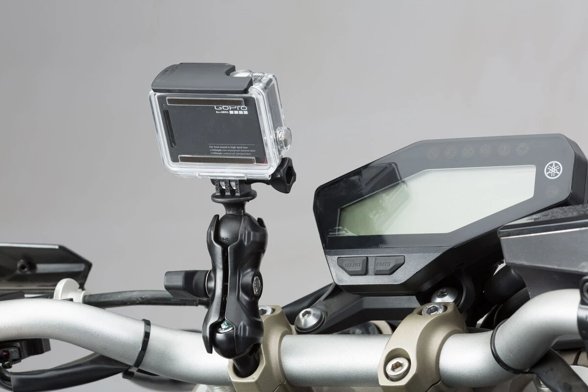 Navi-Halterung Kit Für GoPro Kamera Für Moto Guzzi V85 TT /Travel - SW Motech 4 Navi-Halterung Kit Für GoPro Kamera Für Moto Guzzi V85 TT /Travel - SW Motech – Bild 2