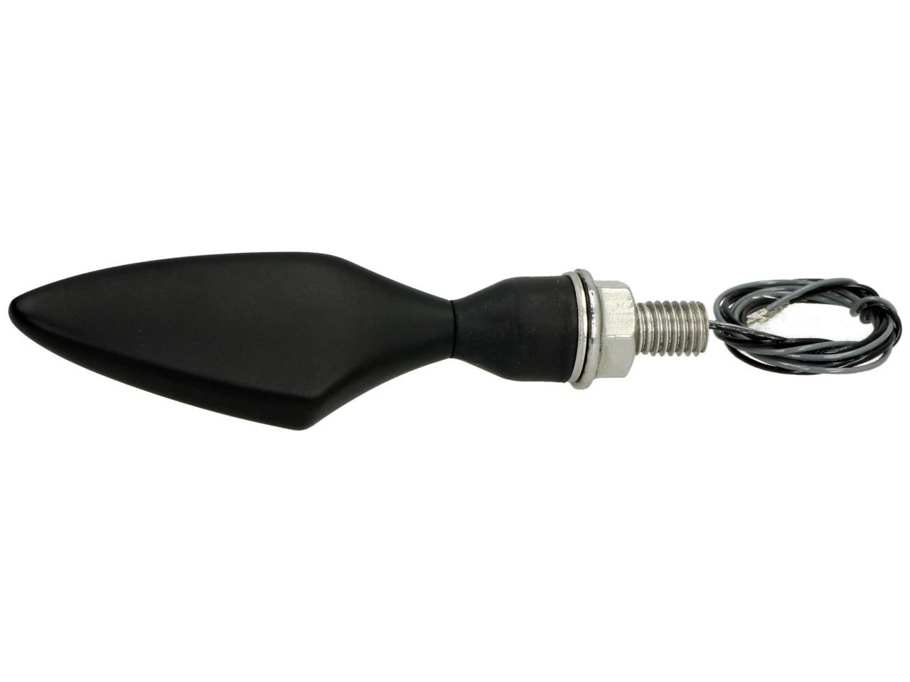 Kellermann Blinker, Rhombus Dark, Stahl, LED, VL/HR, 12 V, Schwarz Seidenmatt, M8x20, E-geprüft 6 Kellermann Blinker, Rhombus Dark, Stahl, LED, VL/HR, 12 V, Schwarz Seidenmatt, M8x20, E-geprüft – Bild 4