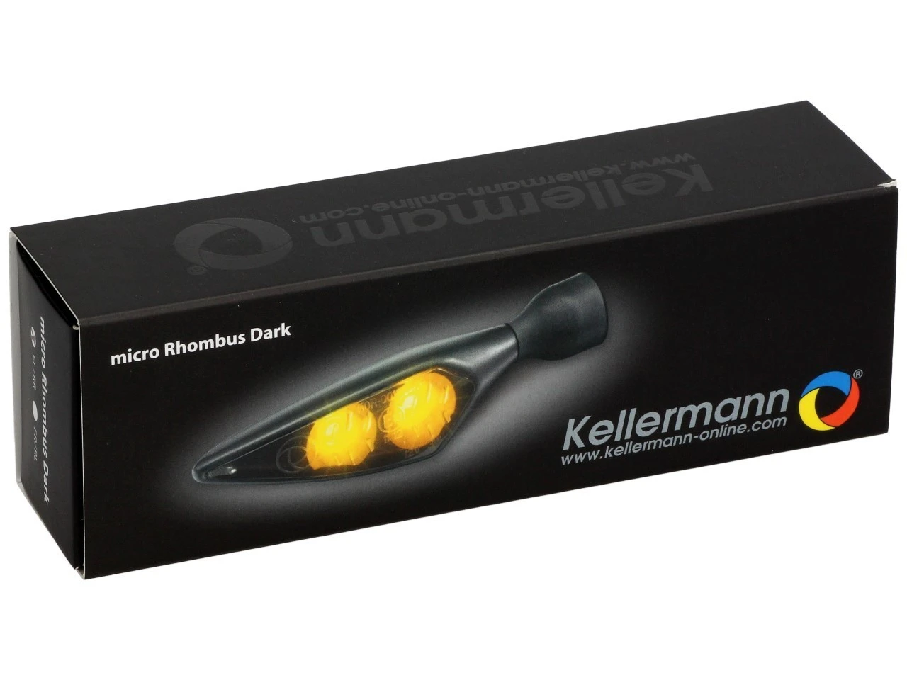 Kellermann Blinker, Rhombus Dark, Stahl, LED, VR/HL, 12 V, Schwarz Seidenmatt, M8x20, E-geprüft 9 Kellermann Blinker, Rhombus Dark, Stahl, LED, VR/HL, 12 V, Schwarz Seidenmatt, M8x20, E-geprüft – Bild 7