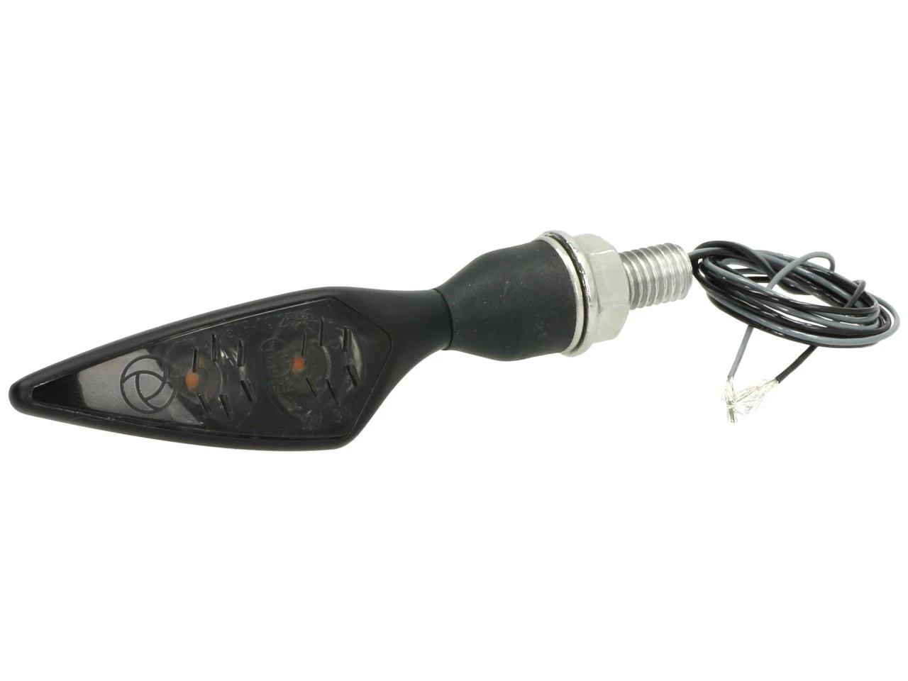 Kellermann Blinker, Rhombus Dark, Stahl, LED, VR/HL, 12 V, Schwarz Seidenmatt, M8x20, E-geprüft 3 Kellermann Blinker, Rhombus Dark, Stahl, LED, VR/HL, 12 V, Schwarz Seidenmatt, M8x20, E-geprüft