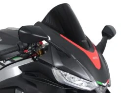 MRA Racingscheibe "R " Schwarz Für Aprilia RS 660 2021-