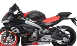 MRA Racingscheibe "R " Schwarz Für Aprilia RS 660 2021- -Motorradgepäck Geschäft MRA Racingscheibe 22R 22 schwarz fu r RS 660 2021 03 1280x1280