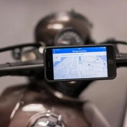Smartphone Halterung Piaggio Für IPhone / Samsung -Motorradgepäck Geschäft MirrorMount 3 grande 1280x1280