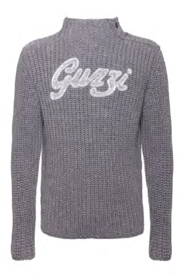 Moto Guzzi Pullover Historisch Grau 3 Moto Guzzi Pullover Historisch Grau