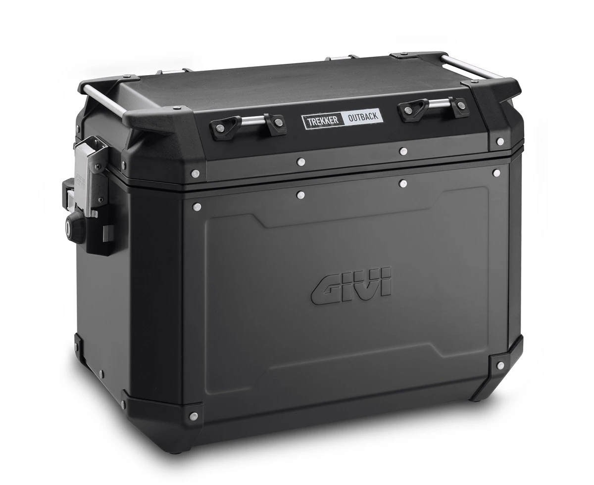 Givi Alu-Seiten-Koffer Satz Trekker Outback 48L Schwarz Monokey 4 Givi Alu-Seiten-Koffer Satz Trekker Outback 48L Schwarz Monokey – Bild 2