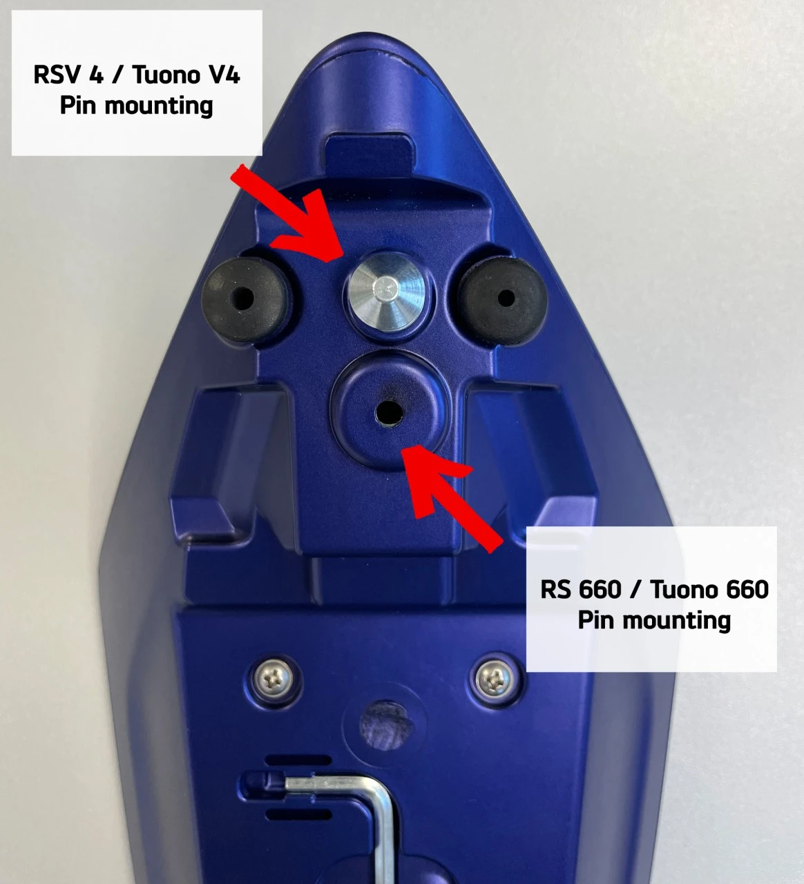 Soziussitz Abdeckung Schwarz Matt Für Aprilia RS 660 4 Soziussitz Abdeckung Schwarz Matt Für Aprilia RS 660 – Bild 2