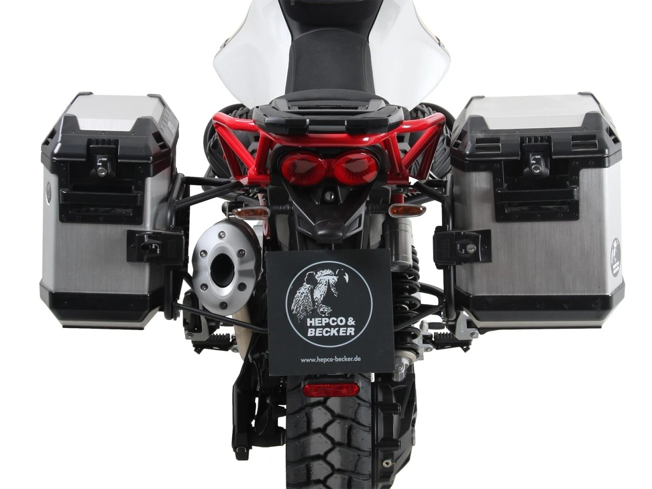 Seitenkofferträger Festverschraubt Schwarz Für V85 TT (Bj.19-) Original Hepco&Becker 7 Seitenkofferträger Festverschraubt Schwarz Für V85 TT (Bj.19-) Original Hepco&Becker – Bild 5