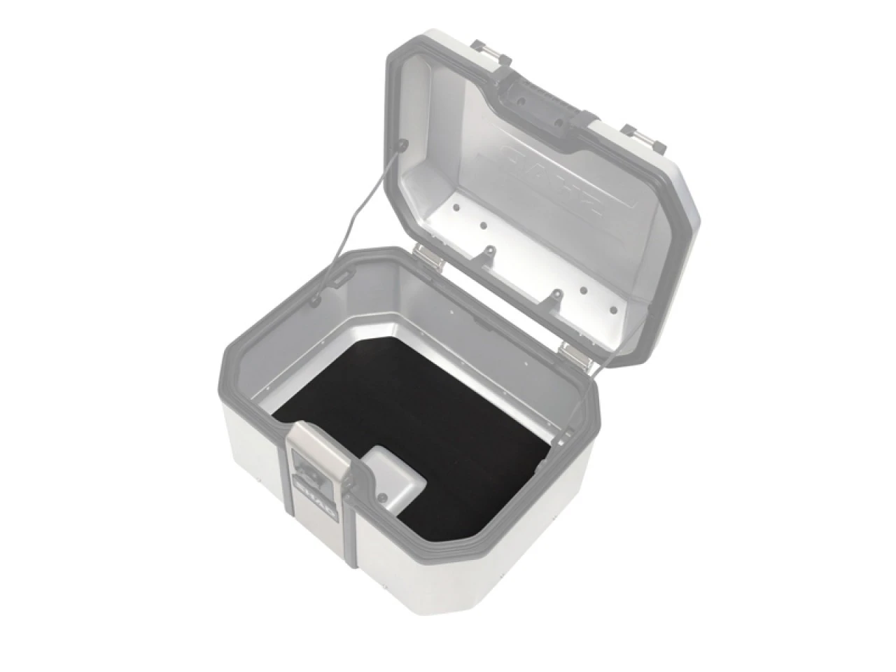 Shad Topcase TR48, Aluminium Silber, 48 L 5 Shad Topcase TR48, Aluminium Silber, 48 L – Bild 3