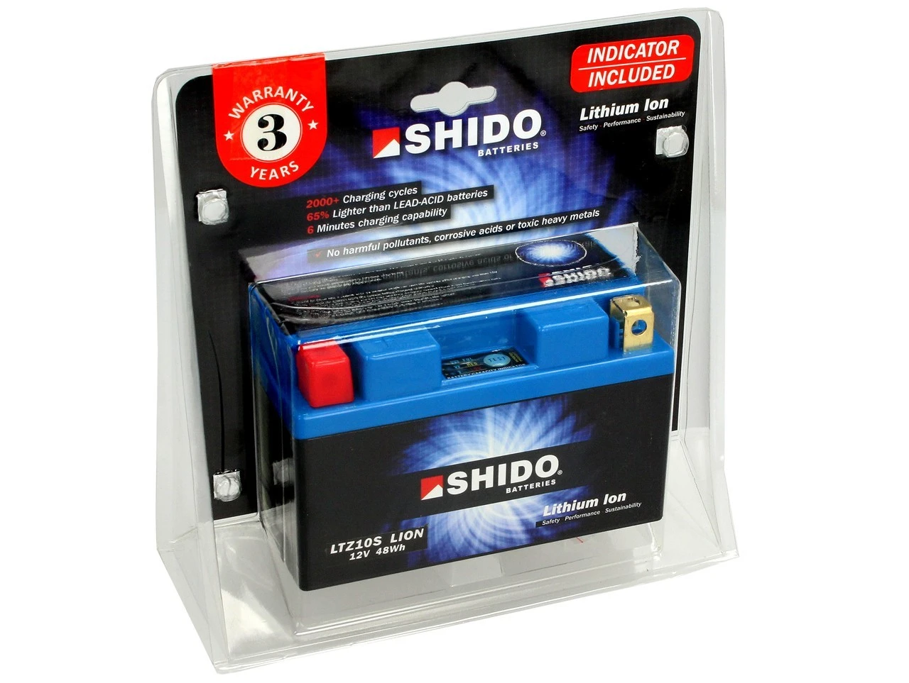 Shido Batterie LTZ10S, 12 V, 4 A, Lithium Ion, 150x87x93 Mm 6 Shido Batterie LTZ10S, 12 V, 4 A, Lithium Ion, 150x87x93 Mm – Bild 4