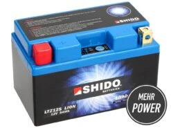 Shido Batterie LTZ12S, 12 V, 5 A, Lithium Ion, 150x87x110 Mm
