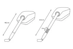 Spiegel Set Sport Für Moto-Guzzi V85 TT - SW Motech -Motorradgepäck Geschäft Spiegel Set Sport SW Motech 5 1280x1280