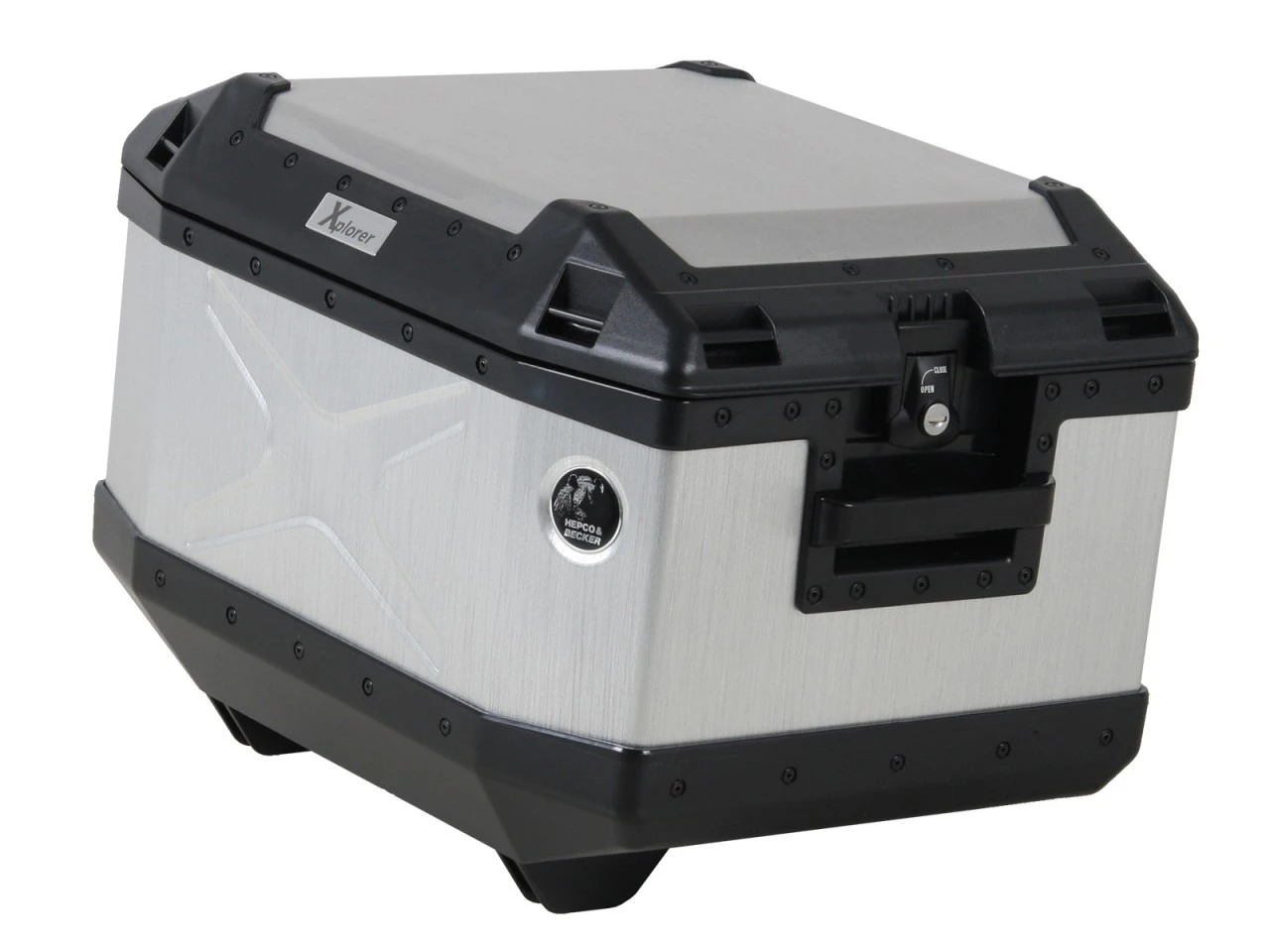 Topcase Alu Xplorer 45 Silber Original Hepco & Becker 7 Topcase Alu Xplorer 45 Silber Original Hepco & Becker – Bild 5