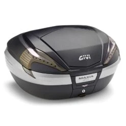 Givi V56 MAXIA 4 TECH MONOKEY Topcase 56 Liter Schwarz / Carbon Mit Transparenten Reflektoren Original Gi