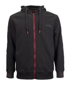 Moto Guzzi Sweat Shirt Jacke V85 TT Baumwolle Schwarz